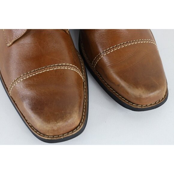 Sandro Moscolini Mens 11 EEE Brazil Leather Toe Cap Oxford Dress Shoes Brown main image 7